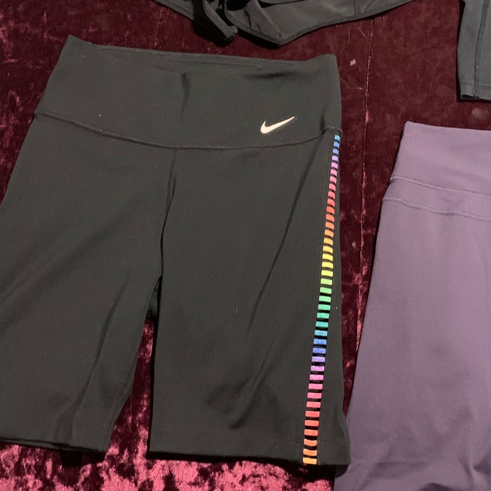 Nike colorful biker shorts
